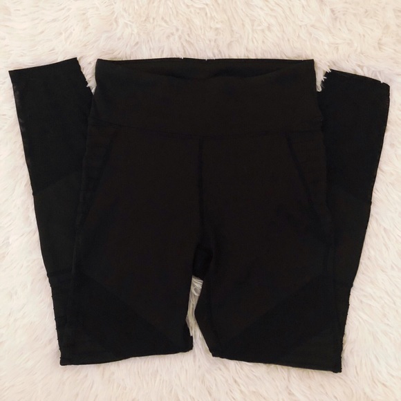 Nanette Lepore Motocross Mesh Panel Leggings - Picture 4 of 4